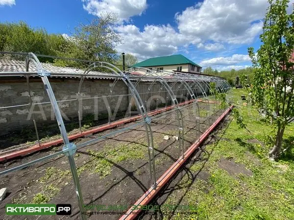 Фундамент для теплицы из бруса 100х80 мм Фундамент для теплицы из бруса 100х80 мм